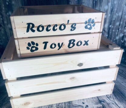 Wooden Pet Toy Box - Image 3